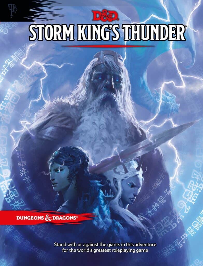 Front cover of the Storm King’s Thunder.